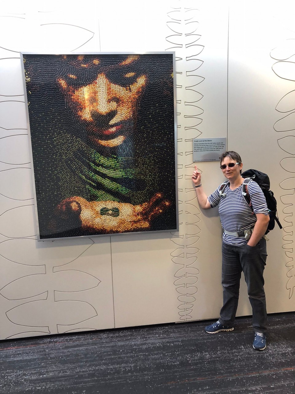 Neuseeland - Queenstown - Frodo, Lord of the beans.
Ein Gemälde aus jelly beans.