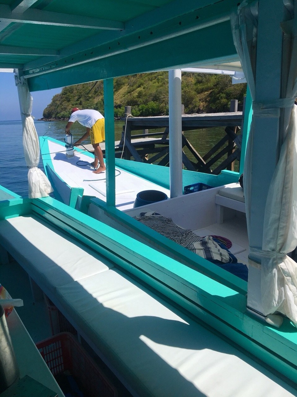 Indonesien -  - Ankunft Sabolo Island