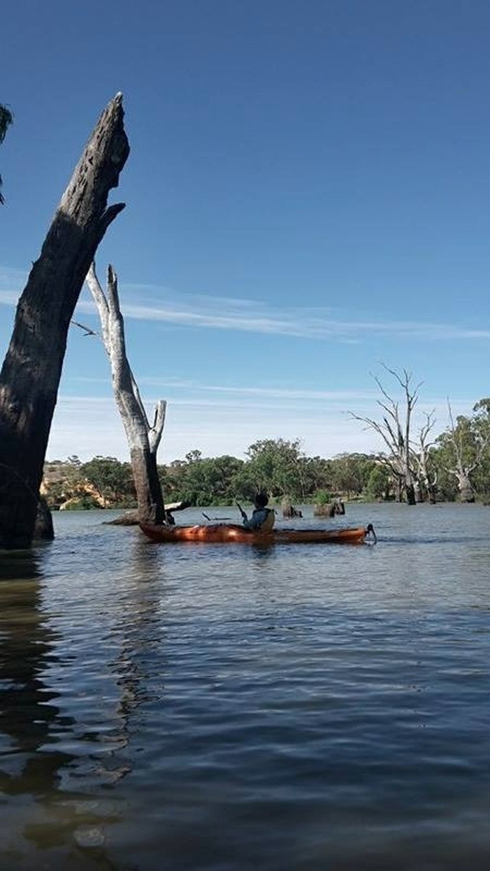 Australia - Taylorville - Showing Chrissi how to kayak.