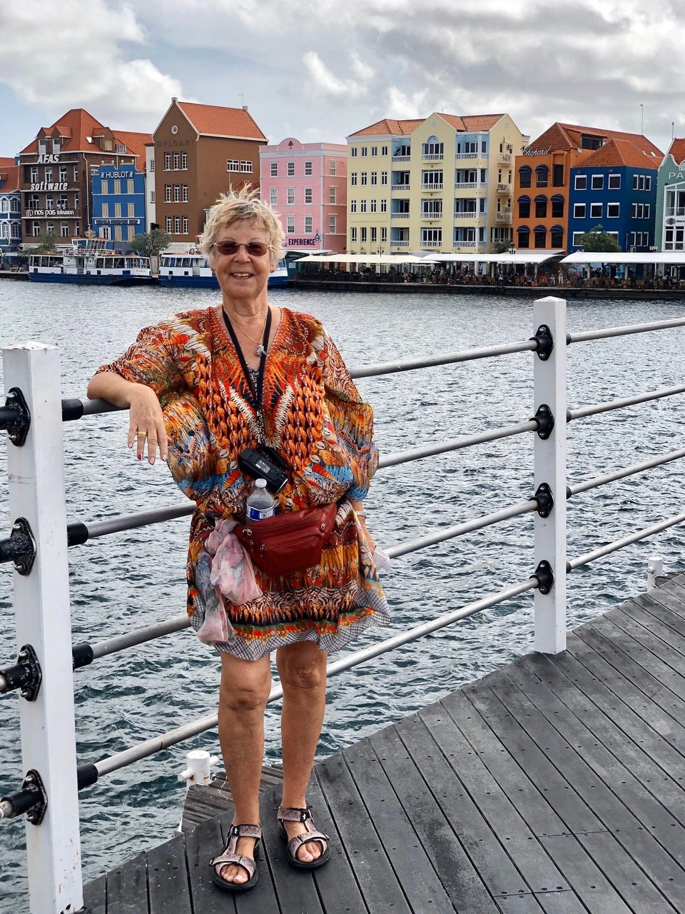 Curaçao - Willemstad - Auf der Schwenkbrücke