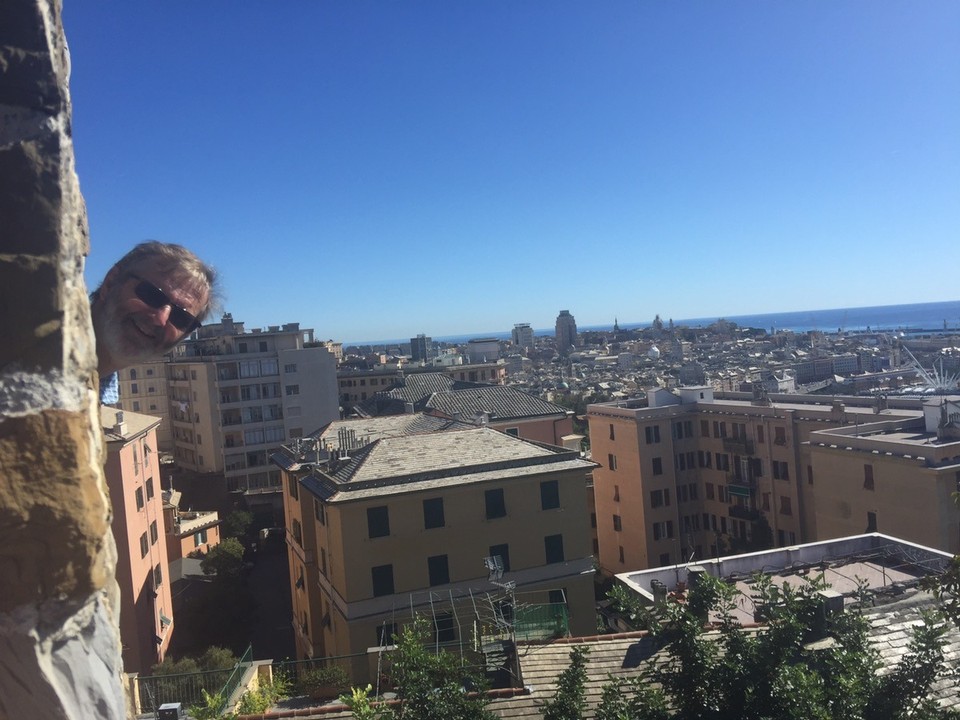  - Italy, Genoa - View of Genoa from the Castillo. 