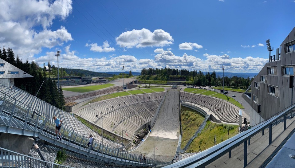 Norwegen - Oslo - Holmenkollbakken - älteste Skischanze der Welt 