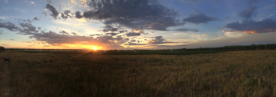 Australia - Wentworth - Evening view. 