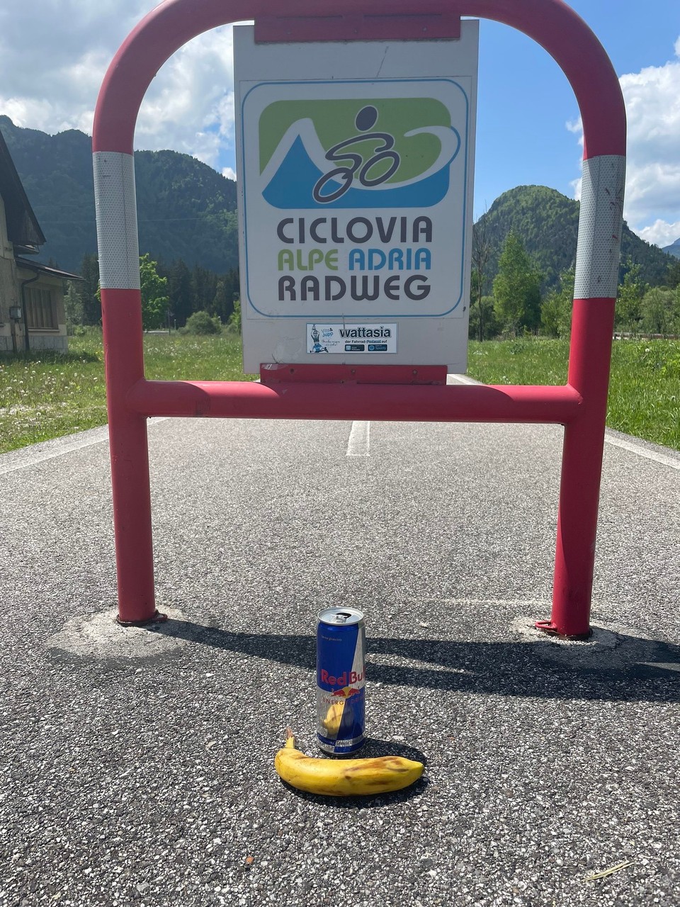Italien - Chiusaforte - Dieses üppige Menü gab‘s mehrmals zum Mittagessen. 