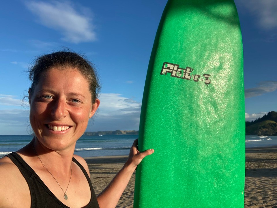 Neuseeland - Hikurangi - Abendliche Surfeinheit 😎