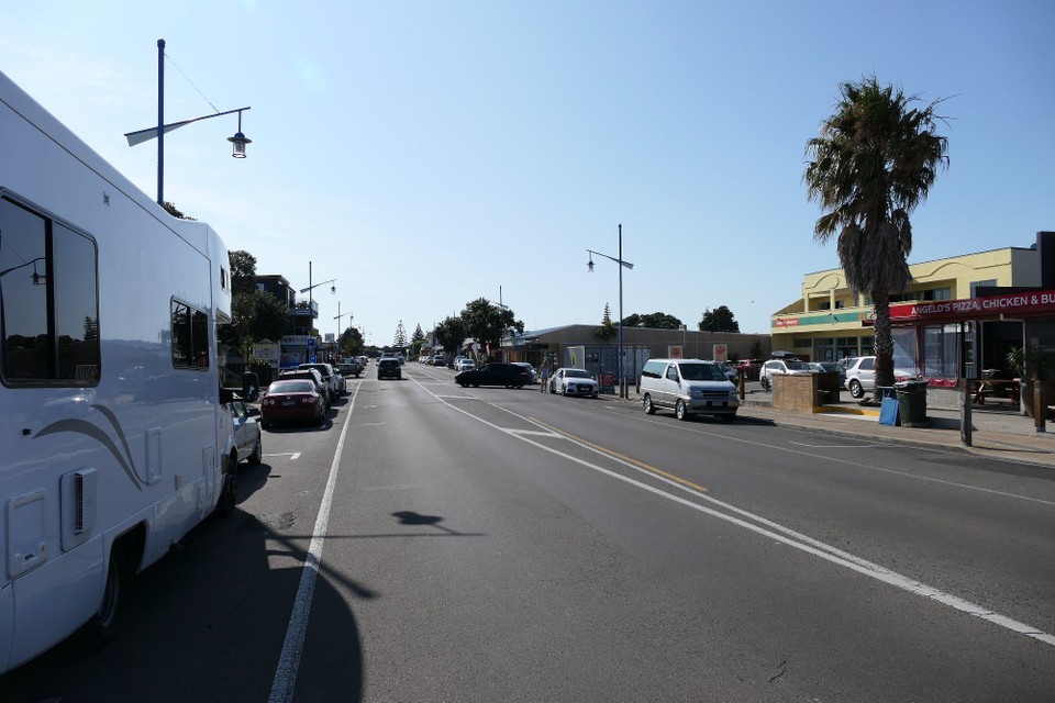 Neuseeland - Waihi Beach - Im lebendigen Städtchen mit den Boutiquen und kleinen Cafés würde es sich länger aushalten lassen.