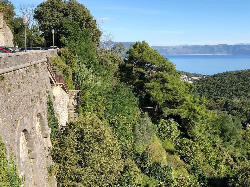 Kroatien - Labin - Blick von Lapin zur Kvarner Bucht