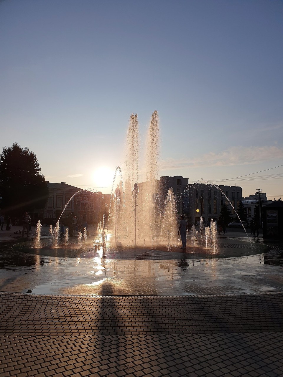 Russia - Vladimir - Pretty fountain in Vladimir