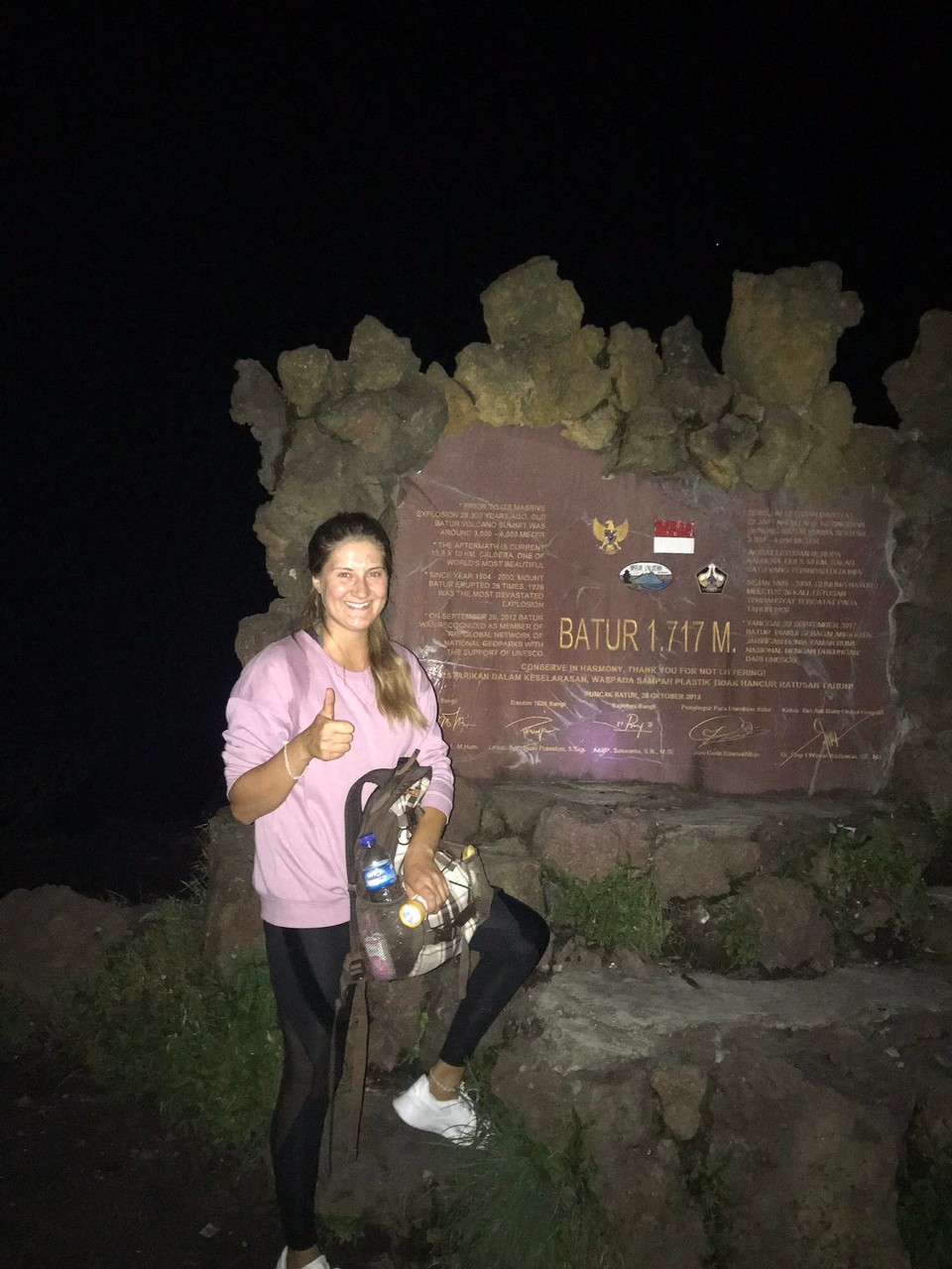 Indonesia - Denpasar - Mount Batur Vulcano hike -summit at 1707 meter