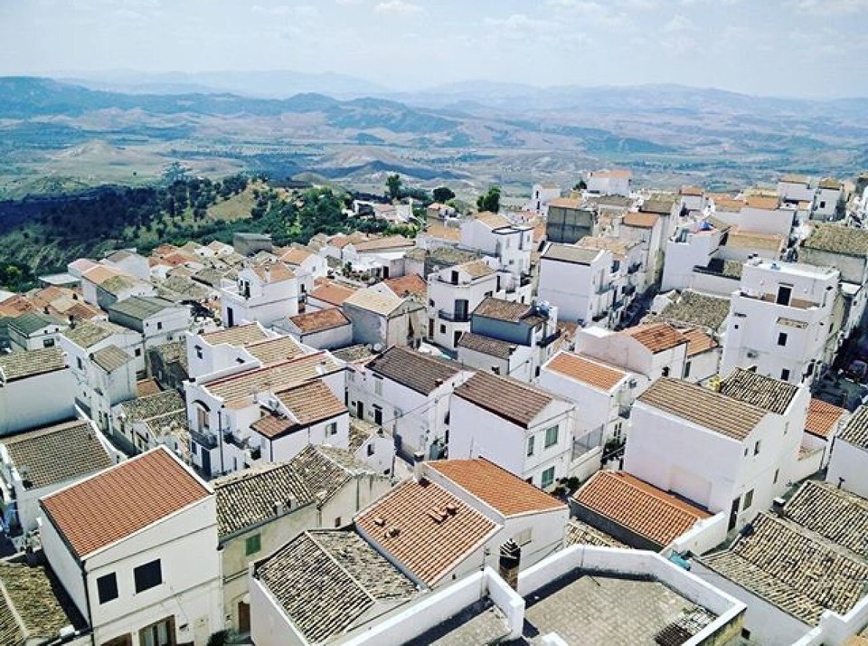 Italia - Matera - Pisticci, una delle cittadine più popolose della Lucania