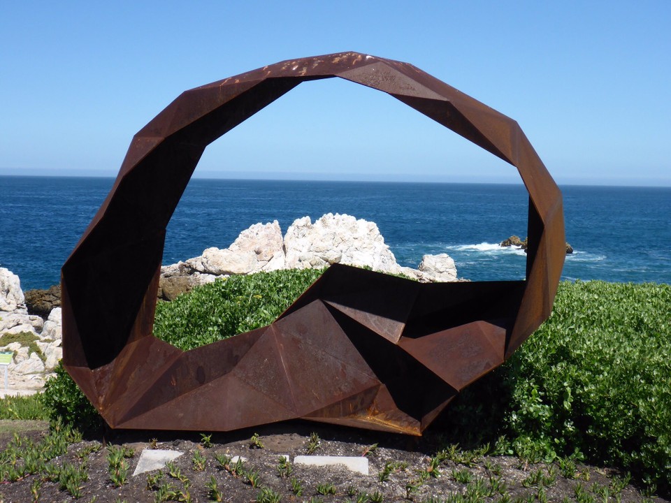 Südafrika - Hermanus - Ein Walmaul in Stahl