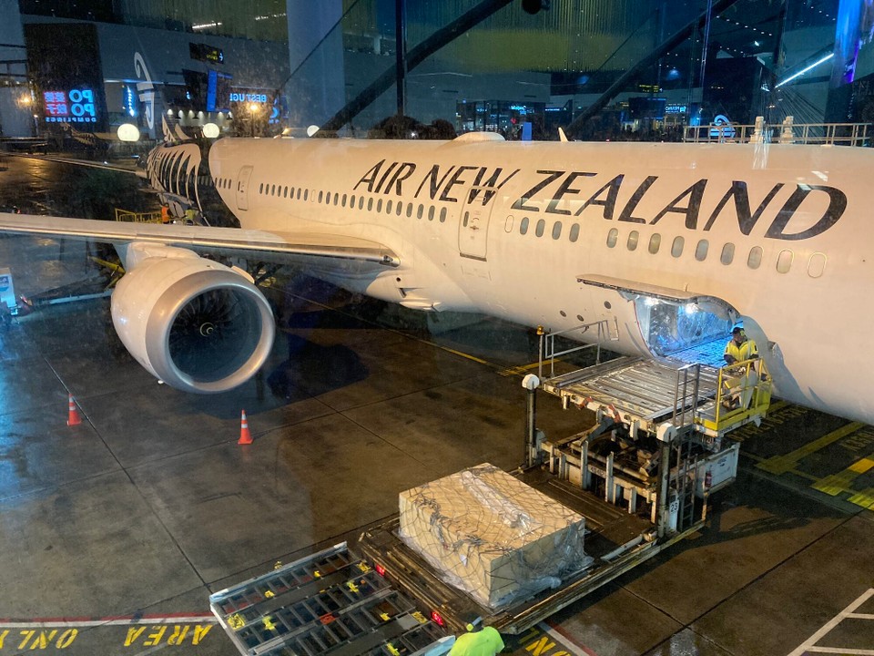 Neuseeland - Auckland - Geht schon fleißig zu am Flughafen 😅