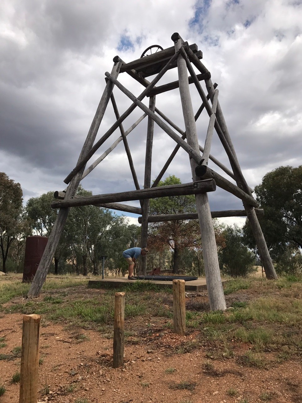 Australia - Mudgee - Gold mine at Gulgong. Town is built over heaps of the original goldfields.