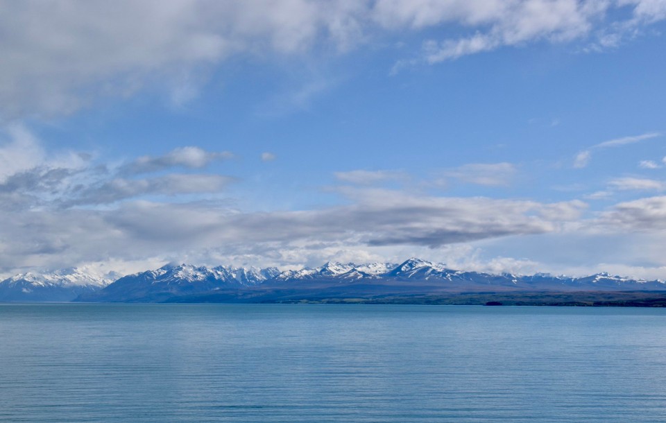 Neuseeland - Christchurch - Heute früh noch mal ein Abschied vom Lake Pukaki. Wir fahren 290 km Richtung Norden an die Ostküste.