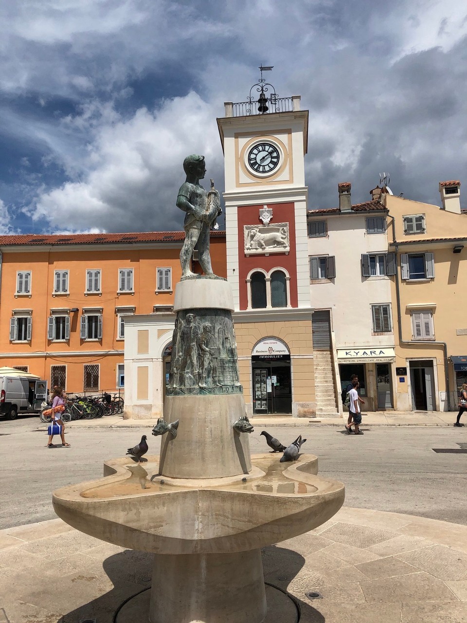 Kroatien - Rovinj - Der Hauptplatz in Rovenj