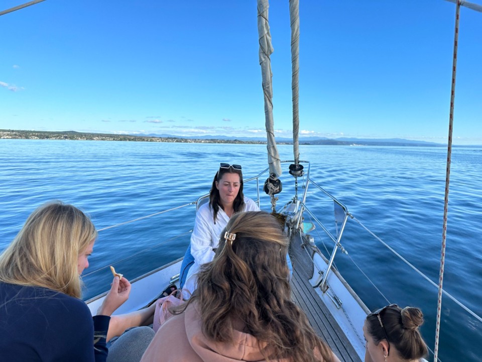 Neuseeland - Taupo - Um 17 Uhr starteten wir zu einem 2,5 Std Segeltörn