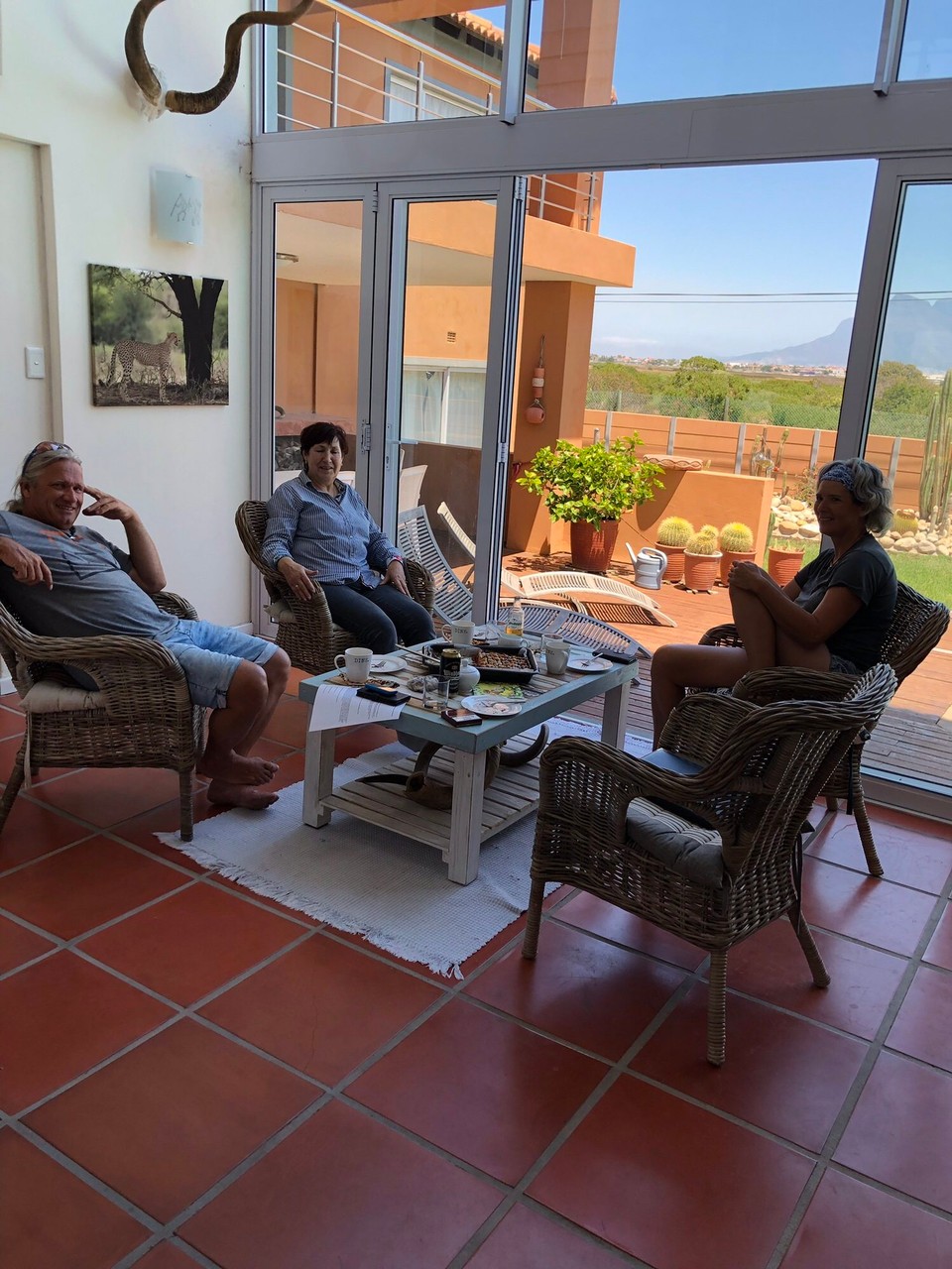 Südafrika - Southern Suburbs - Herzlicher Empfang bei Uwe und Katrin zu Hause