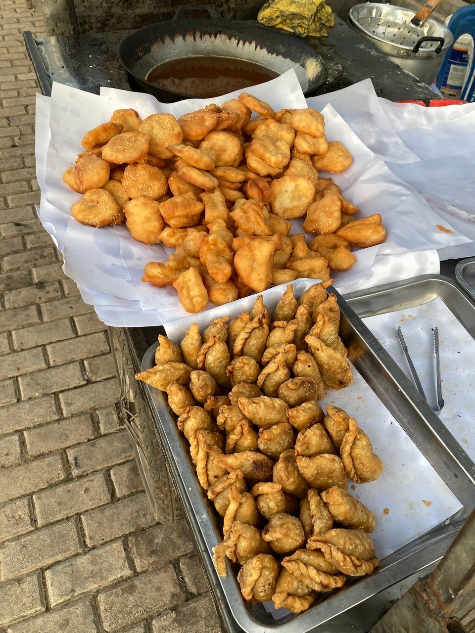 Laos - Vientiane - Und als Dessert gibt es Laotische Doughnuts 🤩