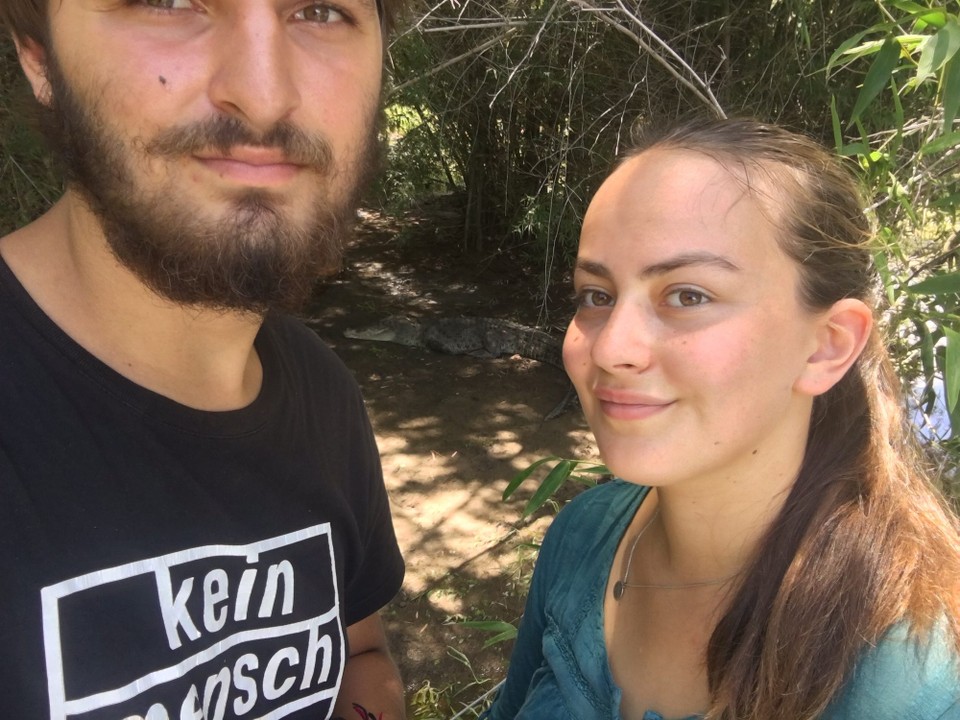 Australien - Kakadu - Sammy+ Eva+ Krokodil 