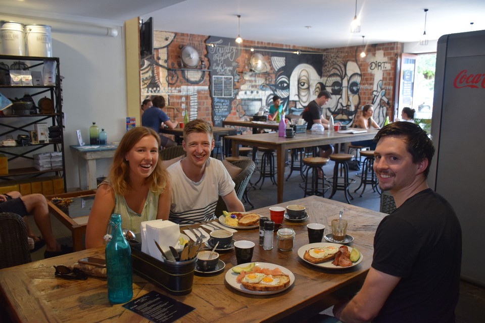 Australien - Sydney - Frühstück mit Ally und John
