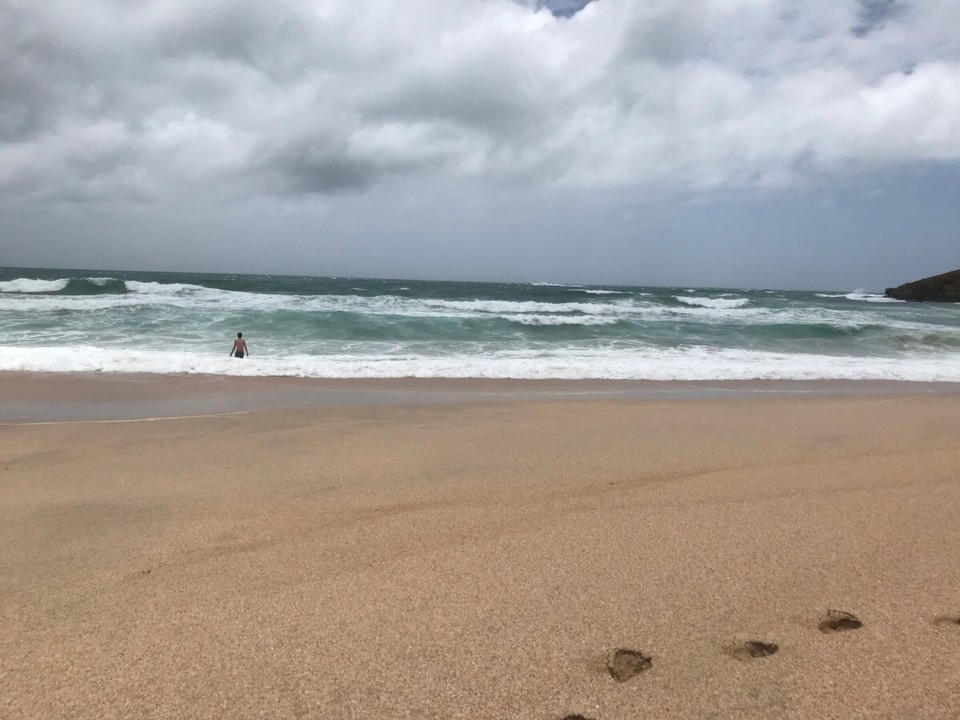 Neuseeland -  - Wetter und Wasser warm man kann baden 