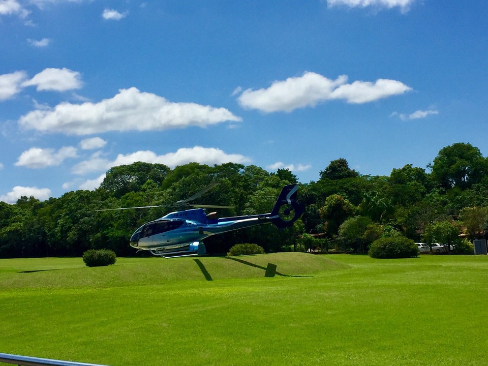 Brasilien - Foz do Iguaçu - HEli startet mit uns