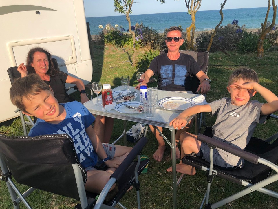 Neuseeland - Bay View - Dinner direkt am Meer