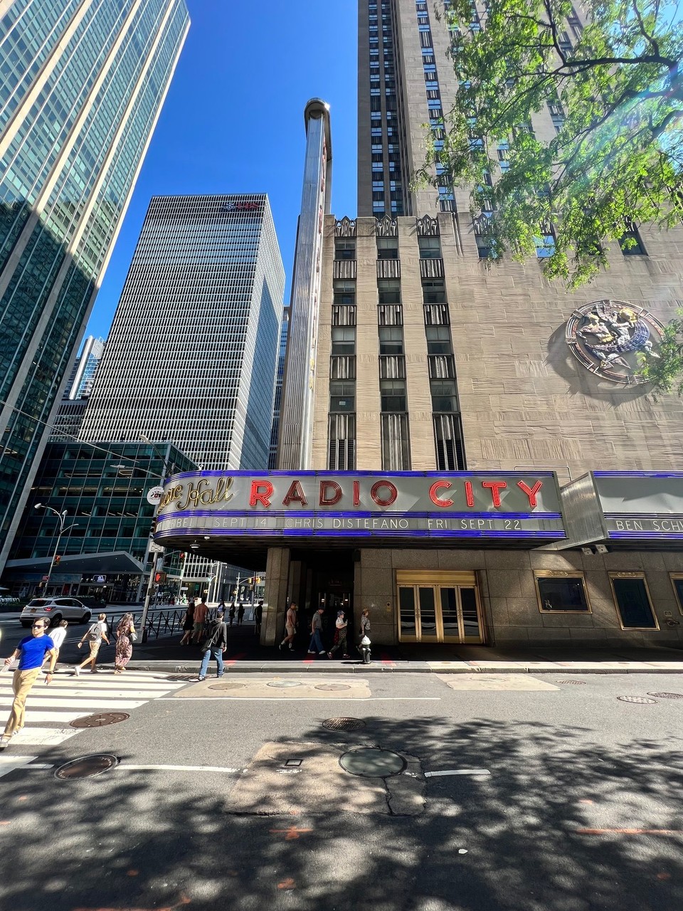 Vereinigte Staaten - New York - Die Radio City Music Hall gehört zum riesigen Rockefeller Komplex. 