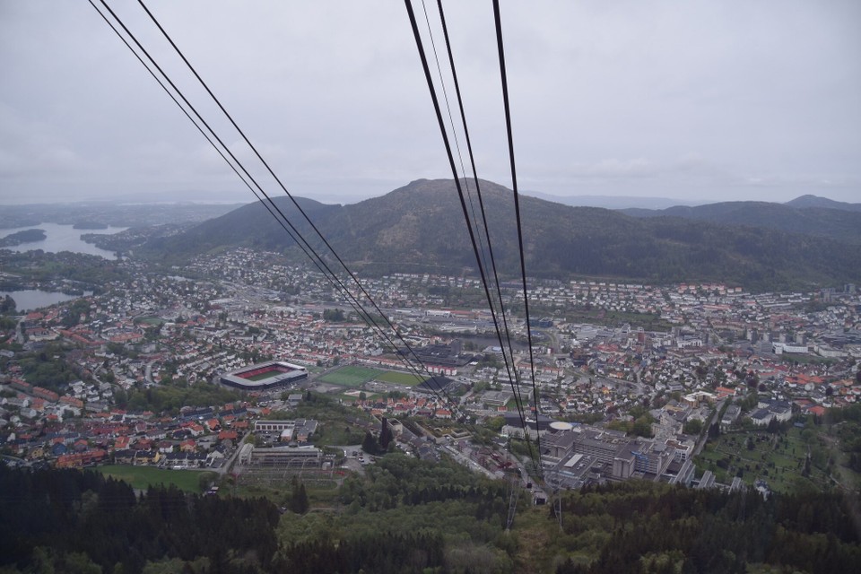 Norwegen - Bergen - Mit der Bergbahn auf den Ulriken