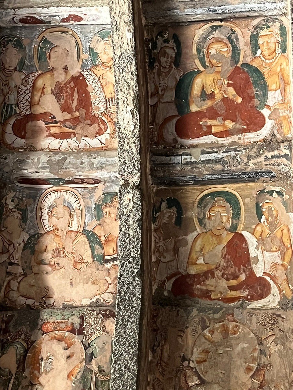 Indien - Ajanta - Wandmalereien 