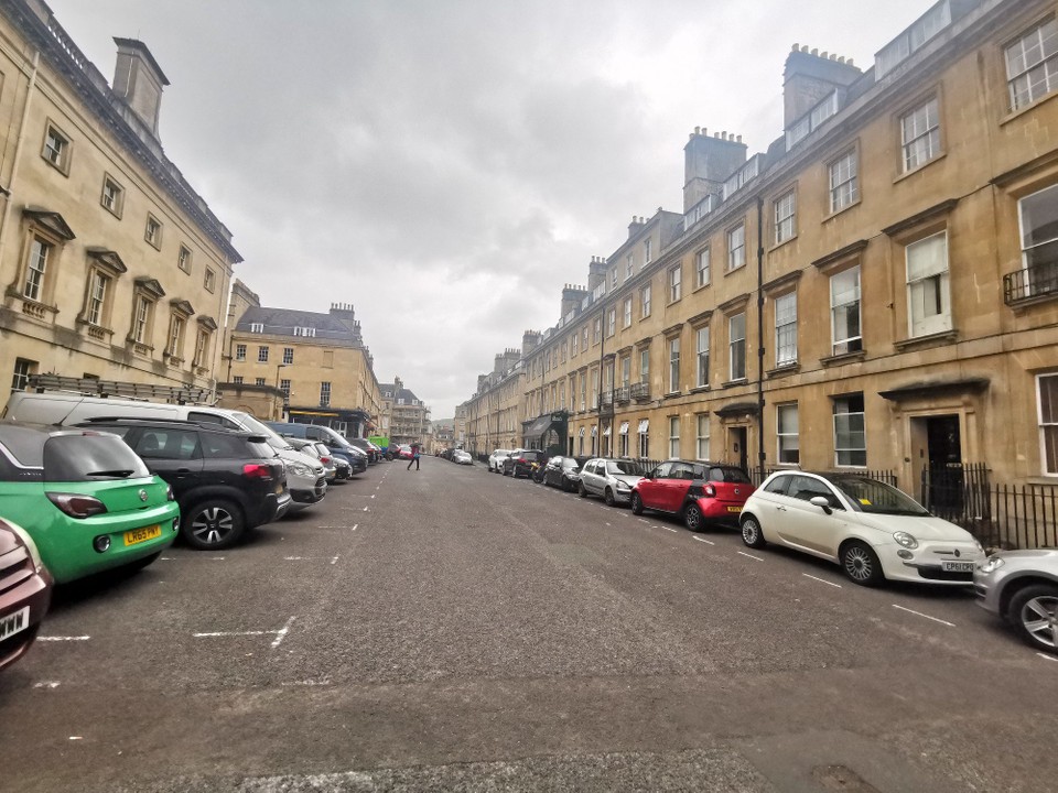 United Kingdom - Bath - Typische Straße in Bath