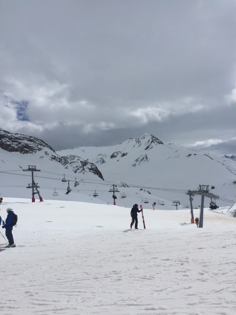 Österreich - Ischgl -  Palinkopf and  the Wind Is blowing 🌬