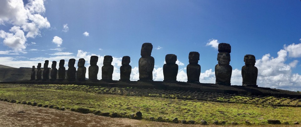 Chile - Easter Island - Tonariki- probably the most iconic Moai! 