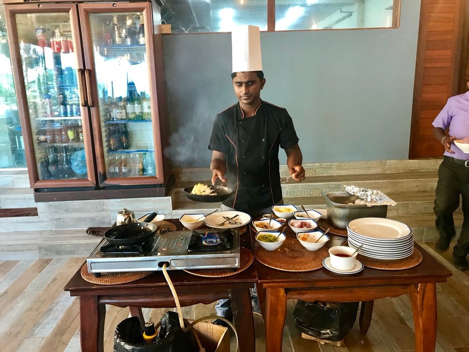 Sri Lanka - Unawatuna - Frühstücksbuffet 🍳