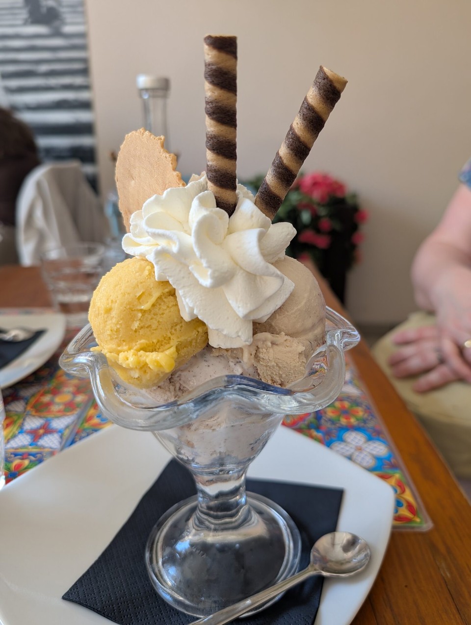 Italien - Rom - Jetzt zur Abkühlung ein echt italienisches Eis.