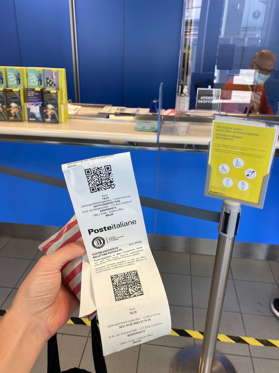 Italien - Schlanders - Hab beim „zu lange parkieren“ ein Knöllchen gekriegt. Schön bezahlen, damit ich auch wiederkommen darf😇