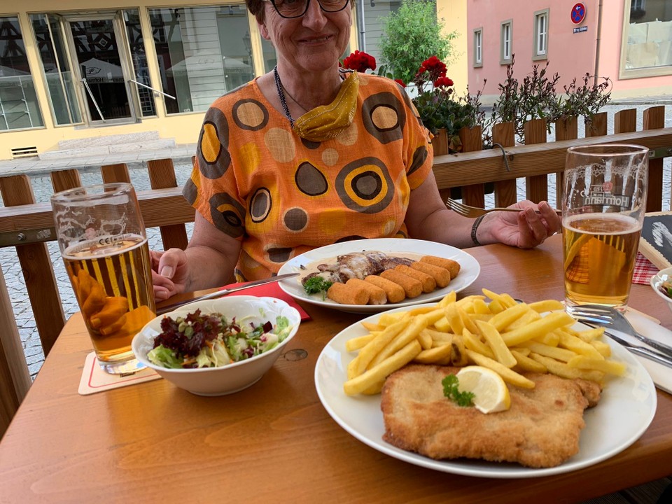 Deutschland - Scheinfeld - Das Essen war sehr lecker.
