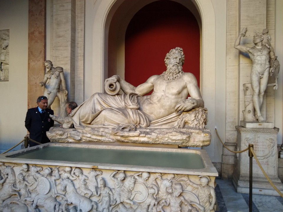 Italy - Rome - New Riverview Mascot according to students.  God of the River.