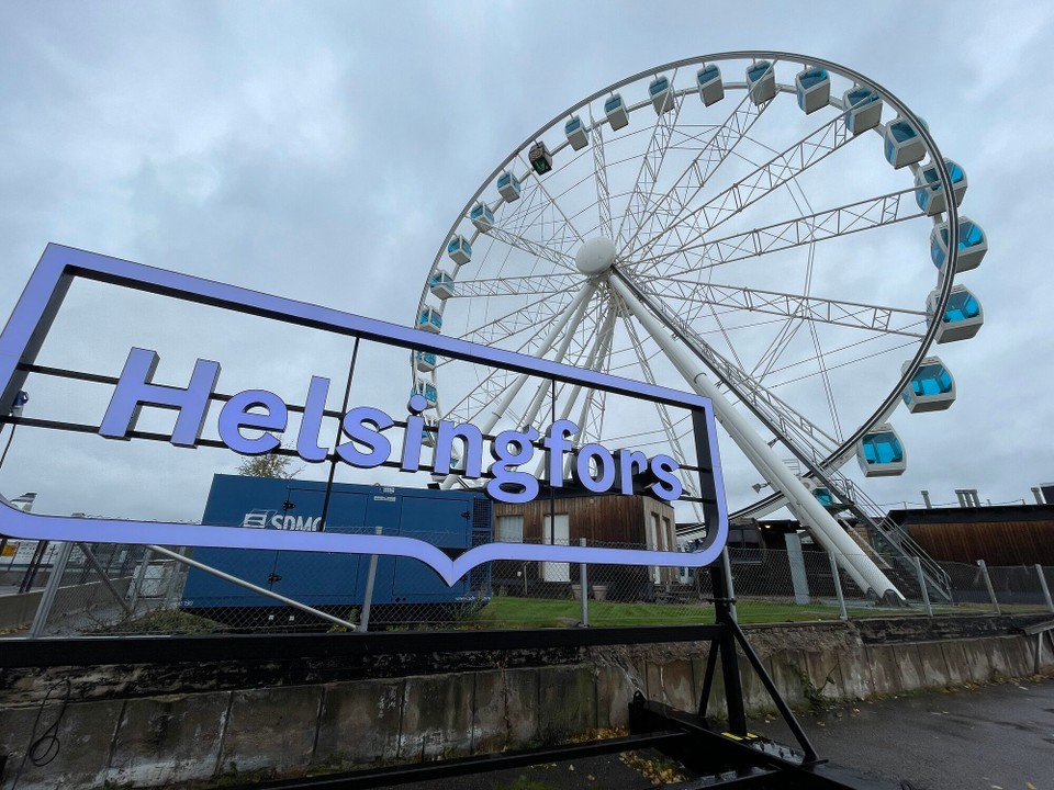 Finnland - Siuntio - Einmal bitte Riesenrad fahren (bei Sturm)