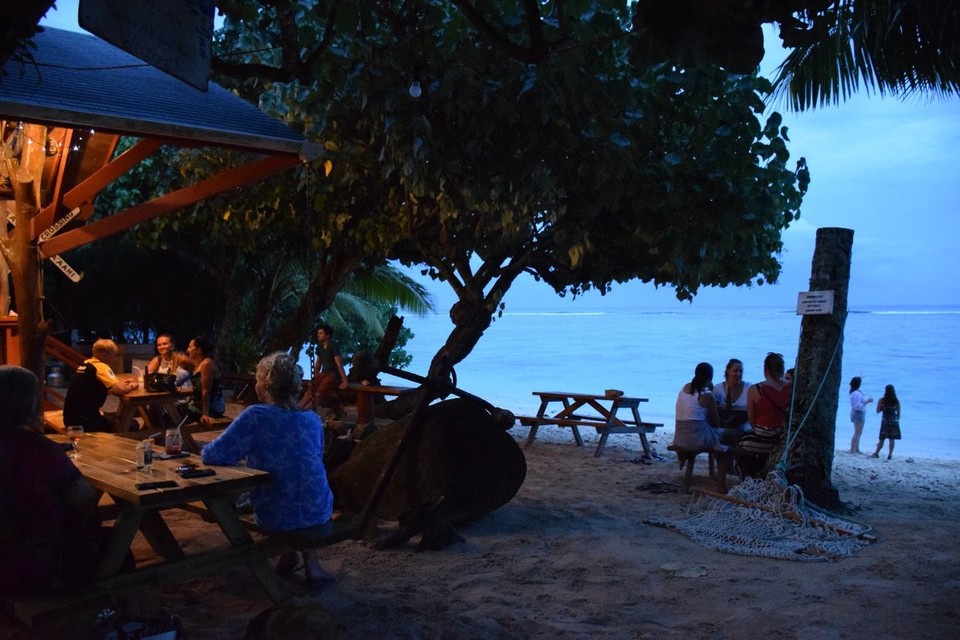 Cookinseln - Rarotonga - ....direkt am Strand