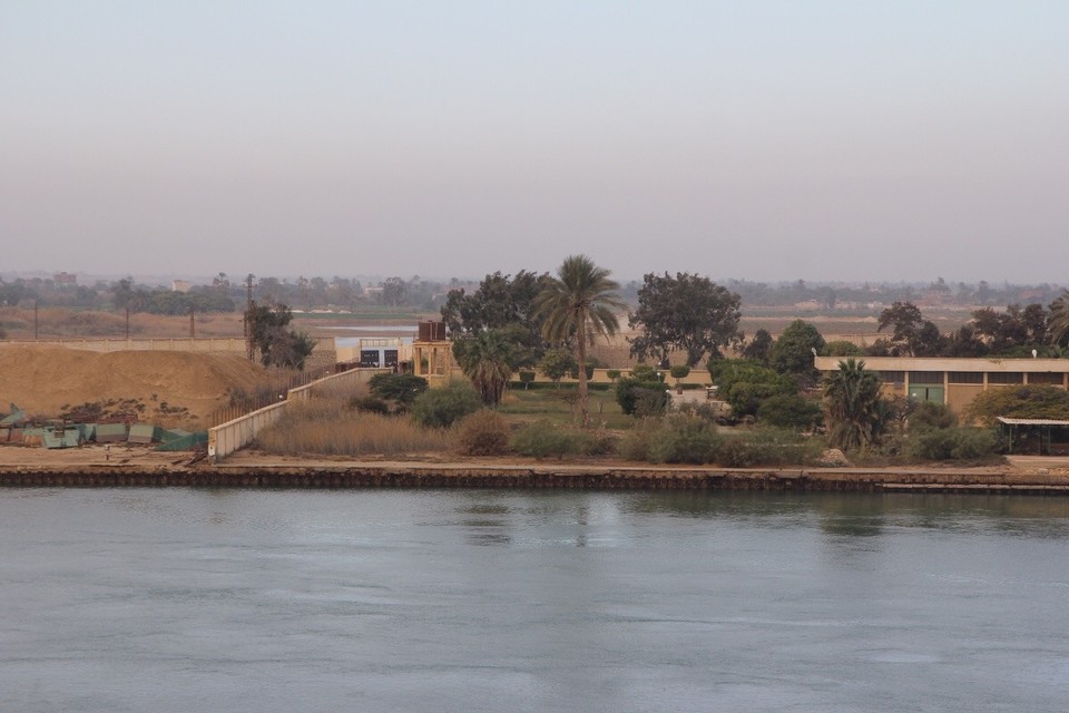 Ägypten - El-Ismailiya (Ismailia) - Auf der Ägyptischen Seite alles bebaut