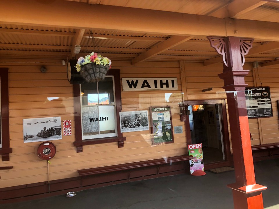 Neuseeland - Waihi - Alter Bahnhof in Waihi