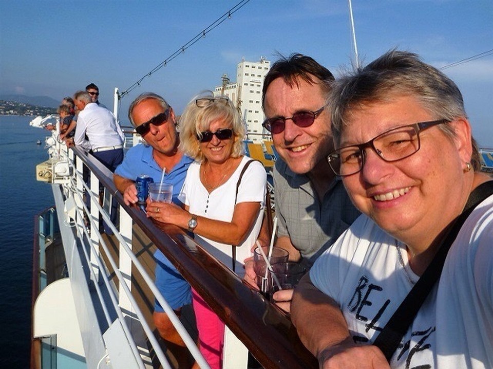  - Italien, Savona  - Wiedersehen mit Bernd &Rosi
Diese zwei Weltenbummler haben wir vor einigen Monaten in einem Forum kennen gelernt. 