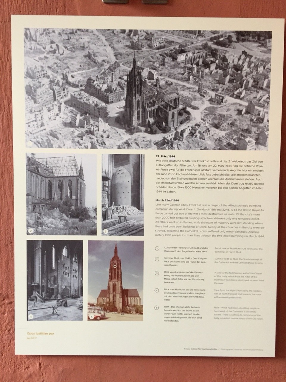 Deutschland - Frankfurt am Main - So sah Frankfurt nach der Zerstörung im Krieg aus.