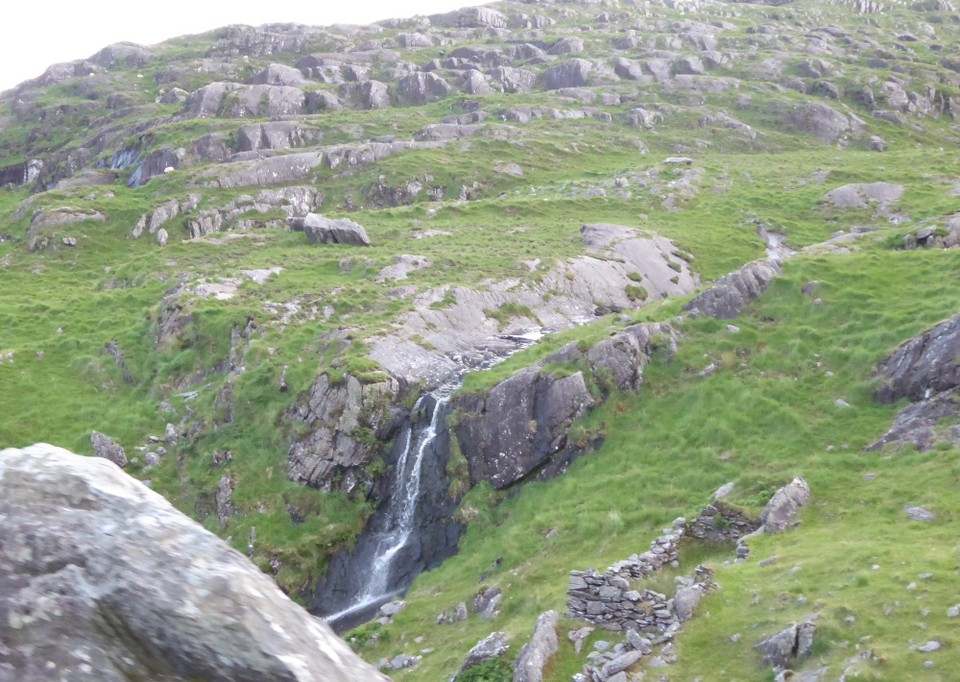 Ireland - Tuosist - Regina and Eileen commented about waterfalls reappearing after the recent heavy rain, but we were so pleased to have blue skies today. A great day and a fantastic journey through a beautiful area.