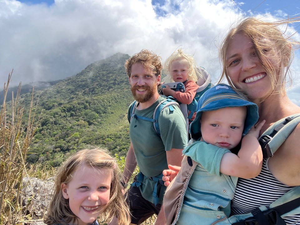 Panama - Santa Fé - Gipfelselfie.