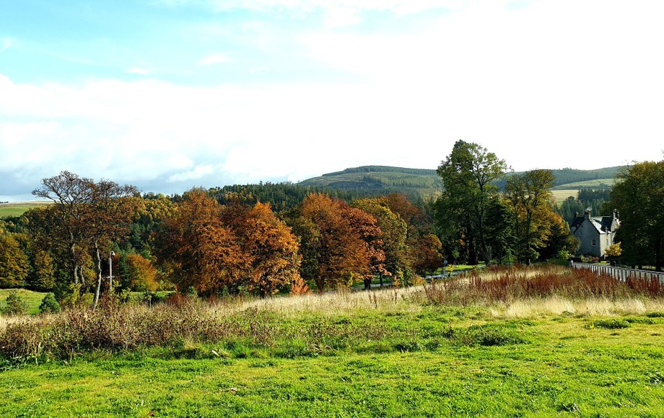 United Kingdom - Forres - The view from Macallen Distillery