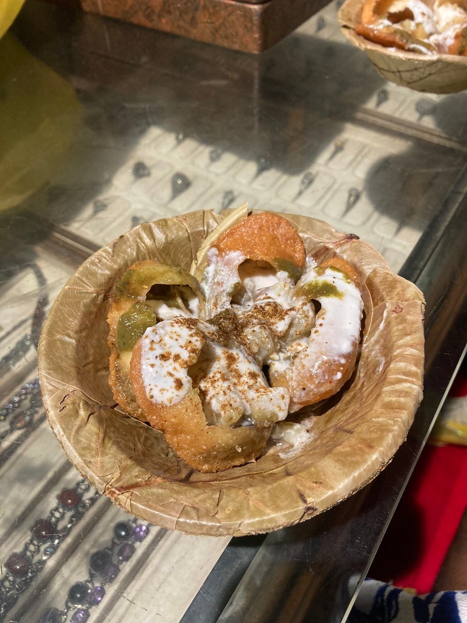 Indien - Agra - Dahi Puri - süß und herzhaft gleichzeitig 🤤
