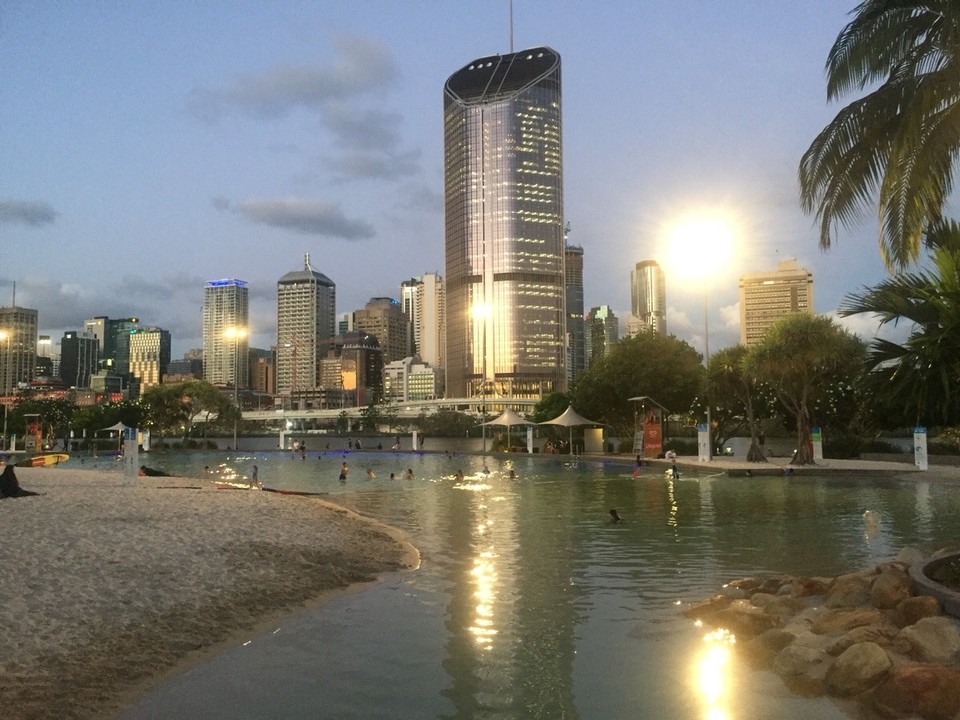 Australien - Brisbane - Badelandschaft an der South Bank 