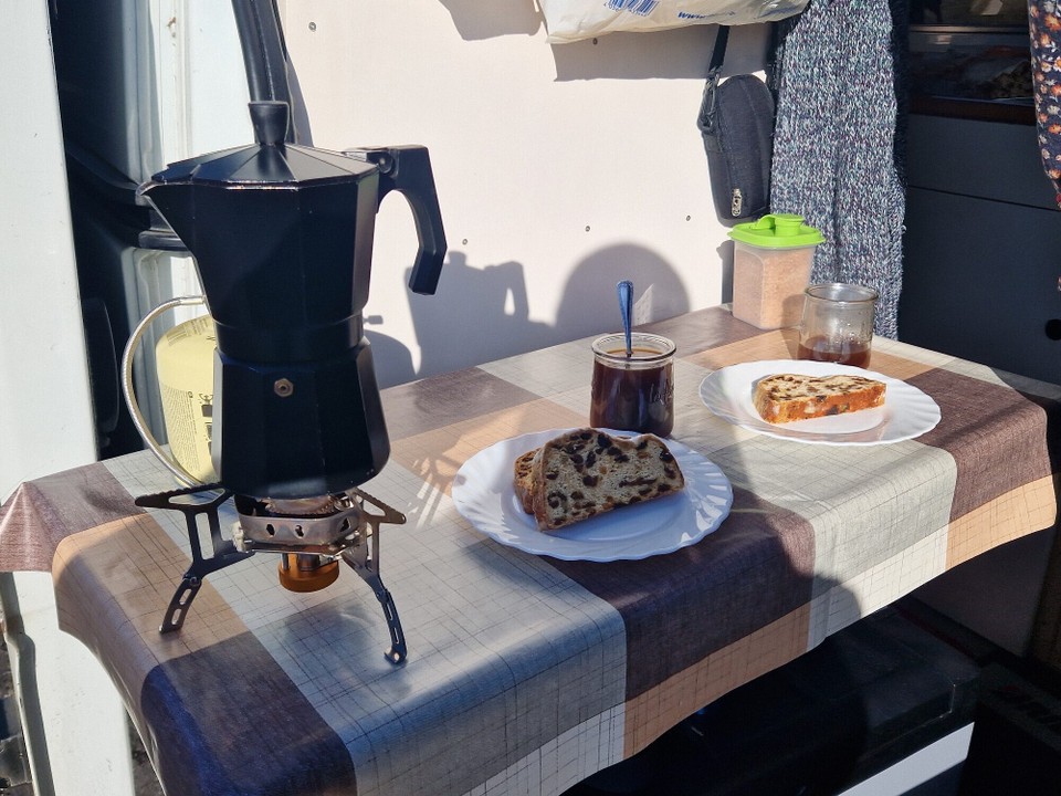 Italien - Zafferana Etnea - Espresso und Stollen